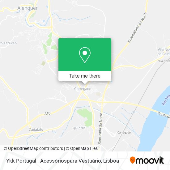 Ykk Portugal - Acessóriospara Vestuário mapa