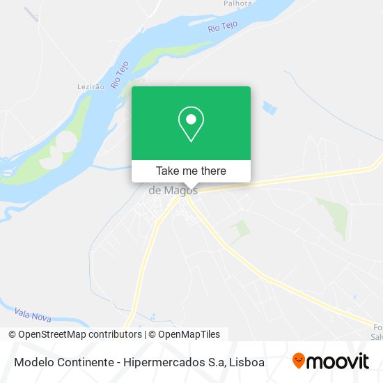 Modelo Continente - Hipermercados S.a mapa