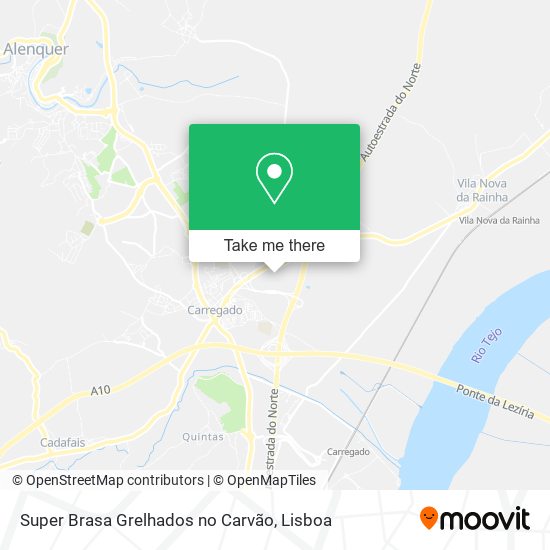 Super Brasa Grelhados no Carvão mapa