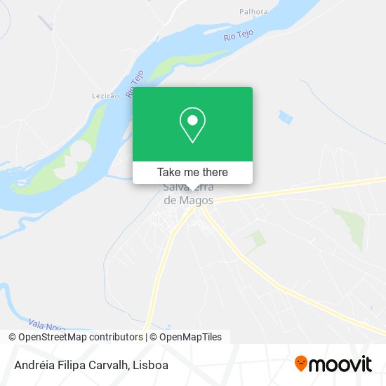 Andréia Filipa Carvalh map