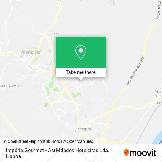 Império Gourmet - Actividades Hoteleiras Lda map