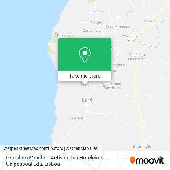 Portal do Moínho - Actividades Hoteleiras Unipessoal Lda map