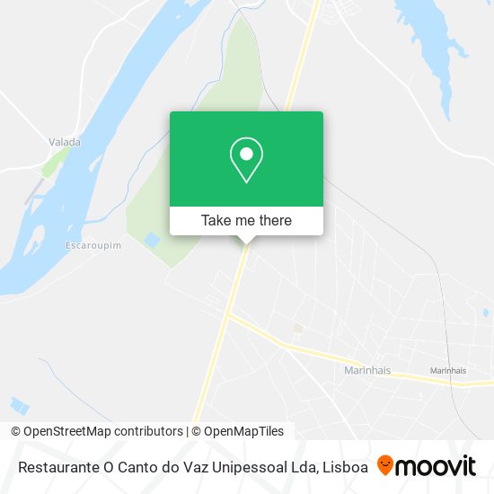 Restaurante O Canto do Vaz Unipessoal Lda map