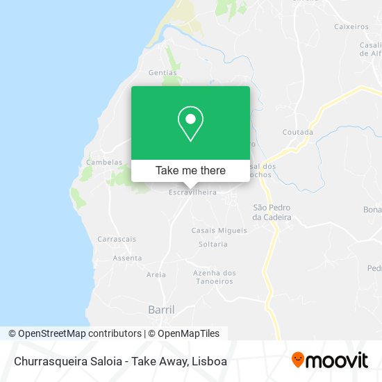 Churrasqueira Saloia - Take Away map