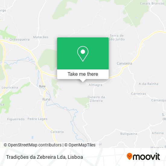 Tradições da Zebreira Lda map