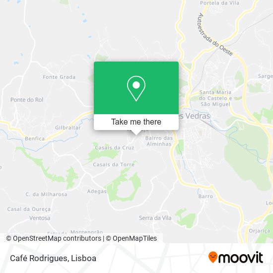 Café Rodrigues mapa