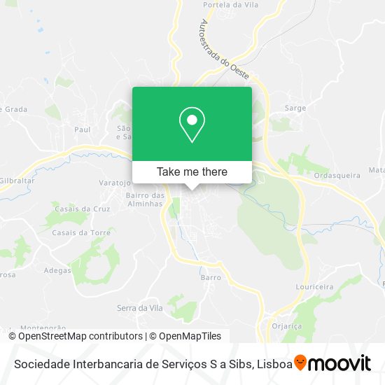 Sociedade Interbancaria de Serviços S a Sibs mapa