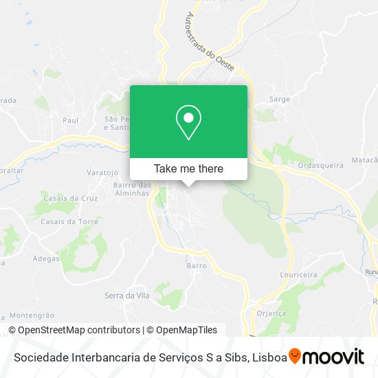 Sociedade Interbancaria de Serviços S a Sibs mapa