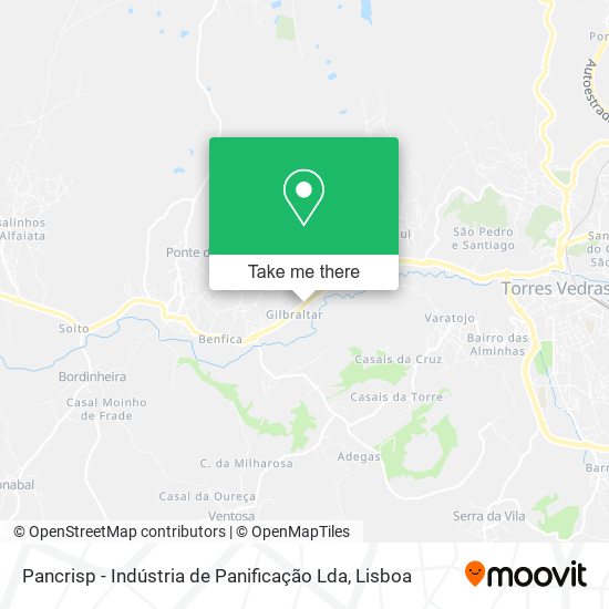 Pancrisp - Indústria de Panificação Lda map