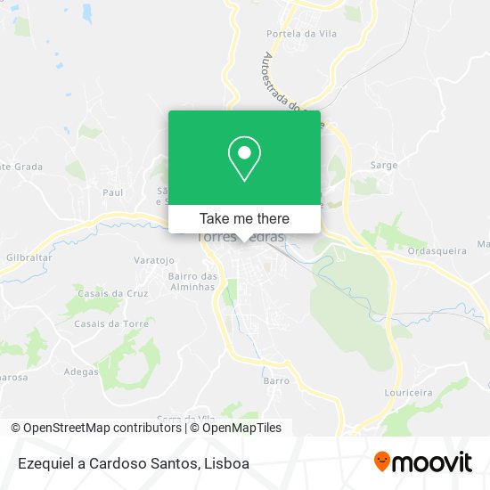 Ezequiel a Cardoso Santos mapa