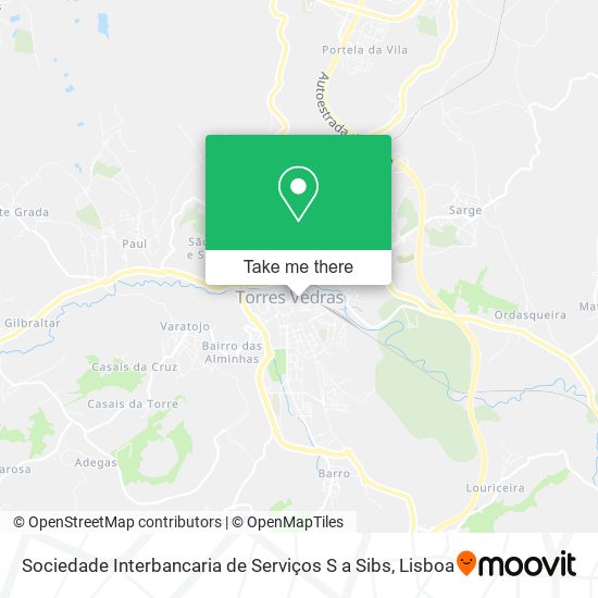 Sociedade Interbancaria de Serviços S a Sibs map