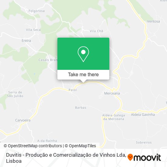 Duvitis - Produção e Comercialização de Vinhos Lda map