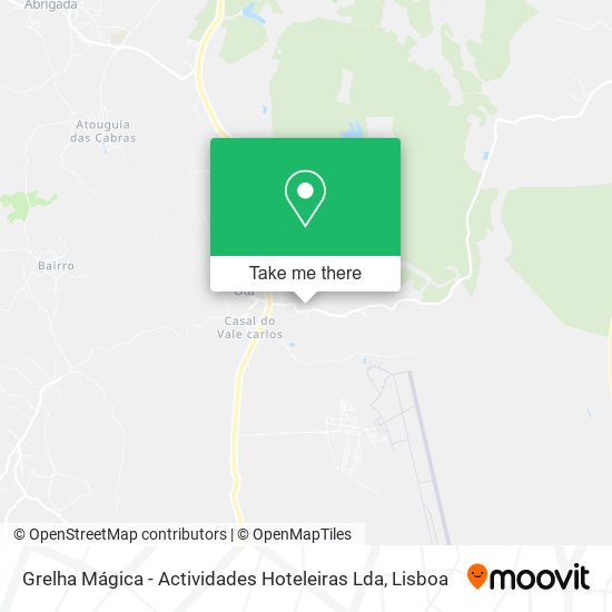 Grelha Mágica - Actividades Hoteleiras Lda mapa
