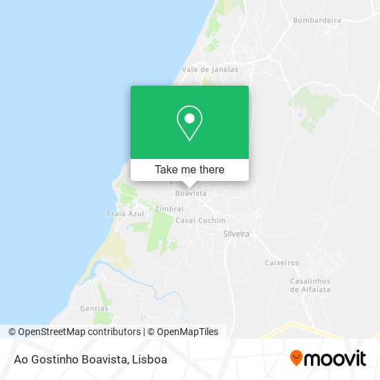 Ao Gostinho Boavista mapa