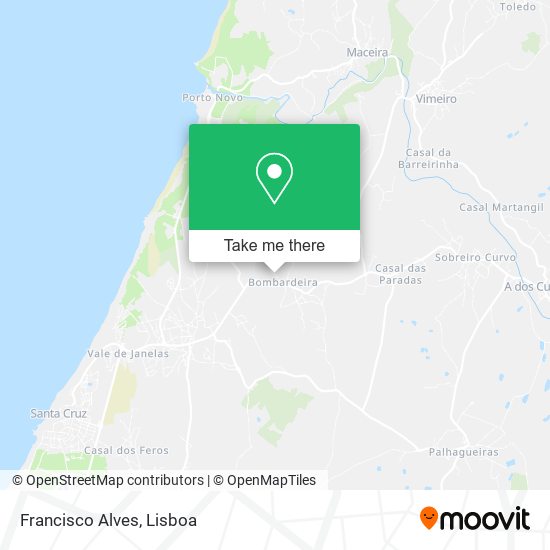 Francisco Alves mapa