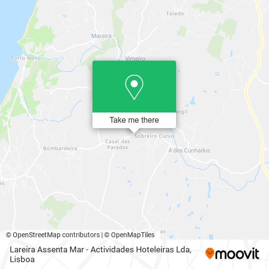 Lareira Assenta Mar - Actividades Hoteleiras Lda map