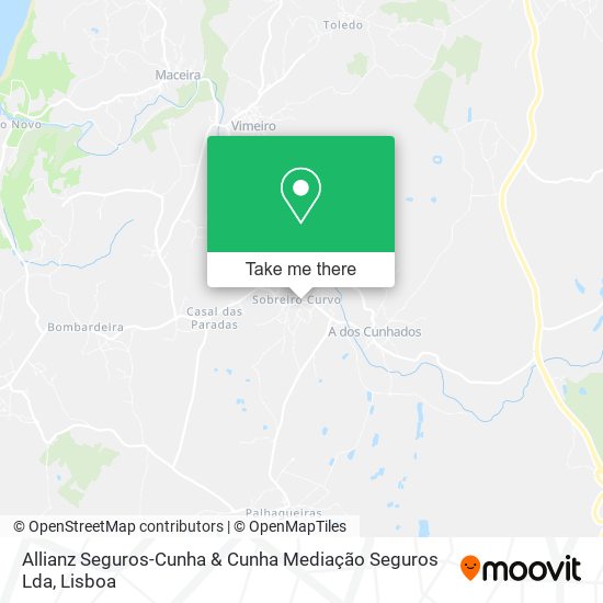 Allianz Seguros-Cunha & Cunha Mediação Seguros Lda map