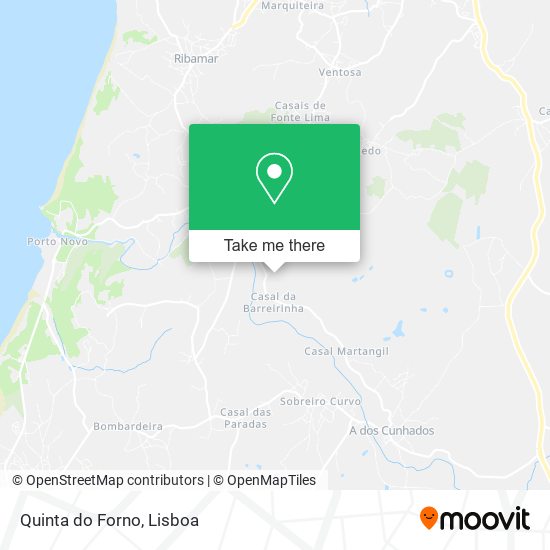 Quinta do Forno map