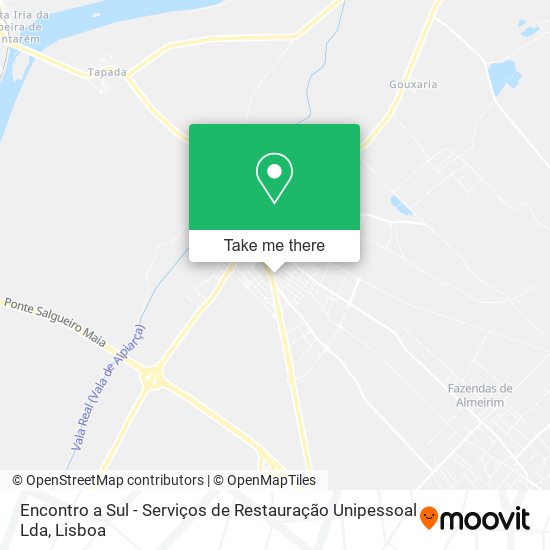 Encontro a Sul - Serviços de Restauração Unipessoal Lda map