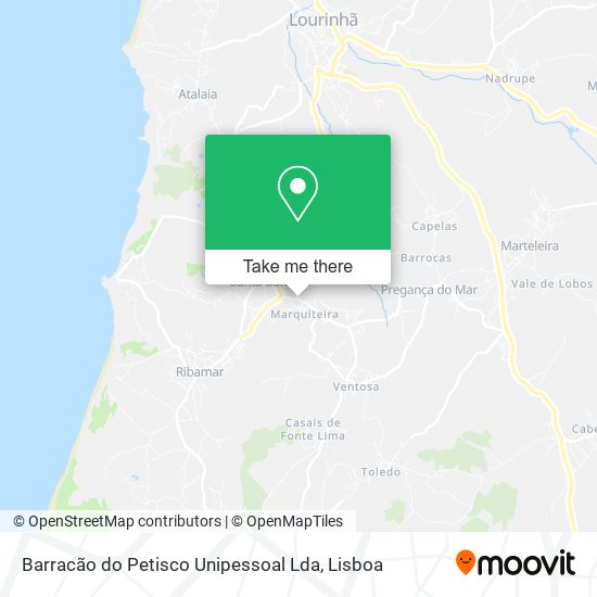 Barracão do Petisco Unipessoal Lda map