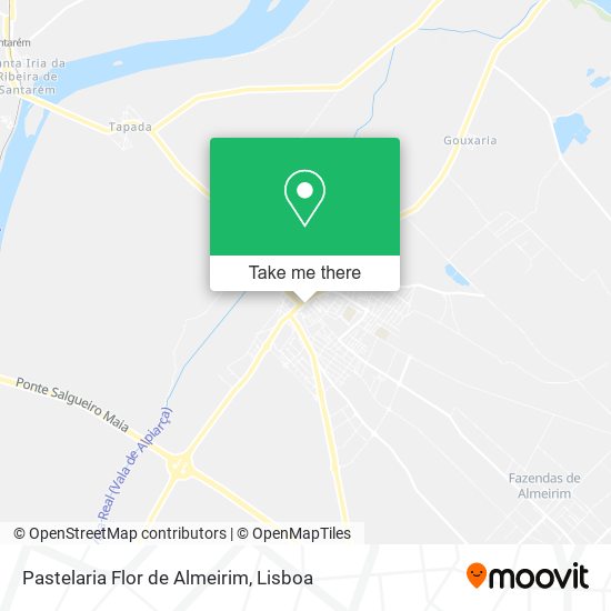 Pastelaria Flor de Almeirim map