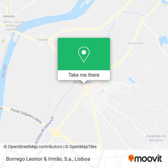 Borrego Leonor & Irmão, S.a. mapa