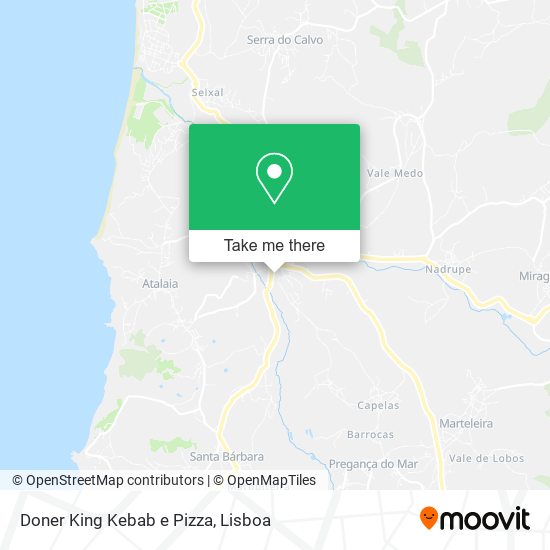 Doner King Kebab e Pizza map
