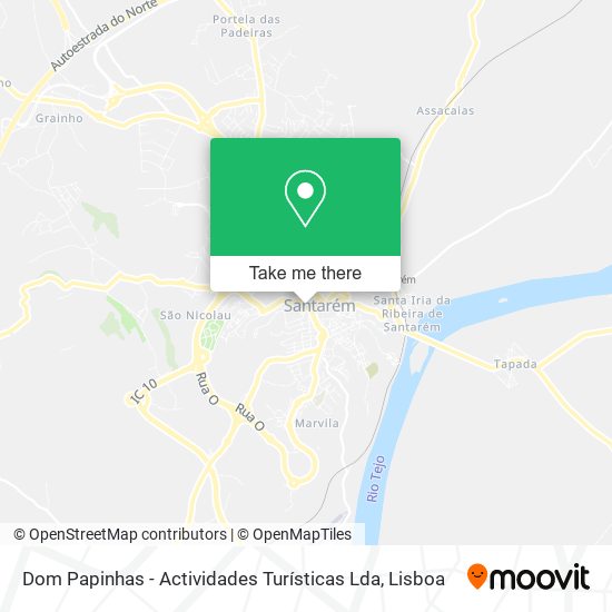 Dom Papinhas - Actividades Turísticas Lda map