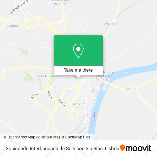 Sociedade Interbancaria de Serviços S a Sibs map