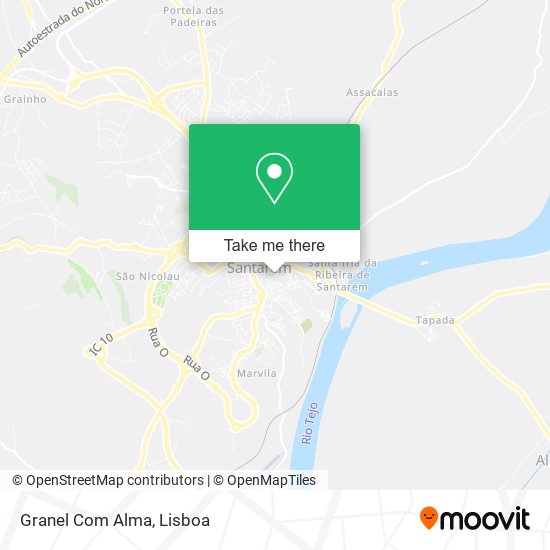 Granel Com Alma mapa