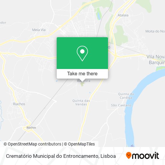 Crematório Municipal do Entroncamento mapa