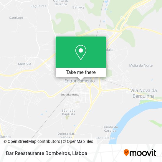 Bar Reestaurante Bombeiros map