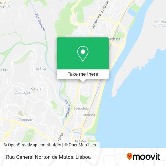 Rua General Norton de Matos map