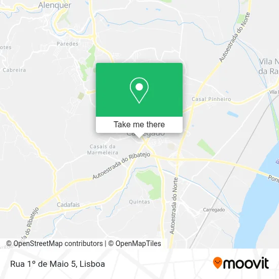 Rua 1º de Maio 5 map
