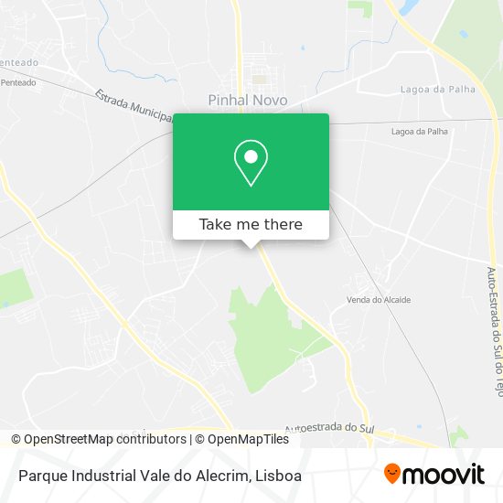 Parque Industrial Vale do Alecrim map