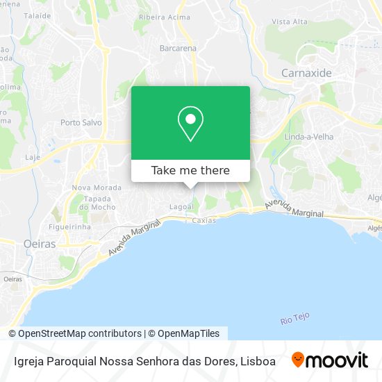 Igreja Paroquial Nossa Senhora das Dores map