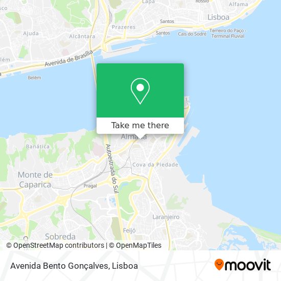 Avenida Bento Gonçalves map