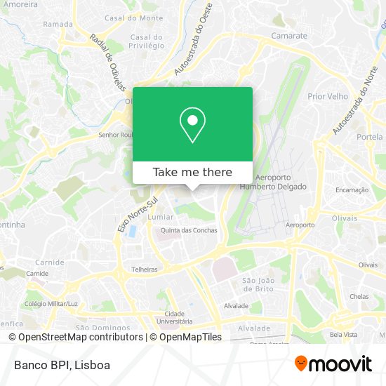 Banco BPI map