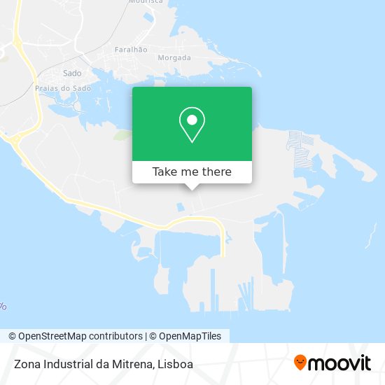 Zona Industrial da Mitrena map