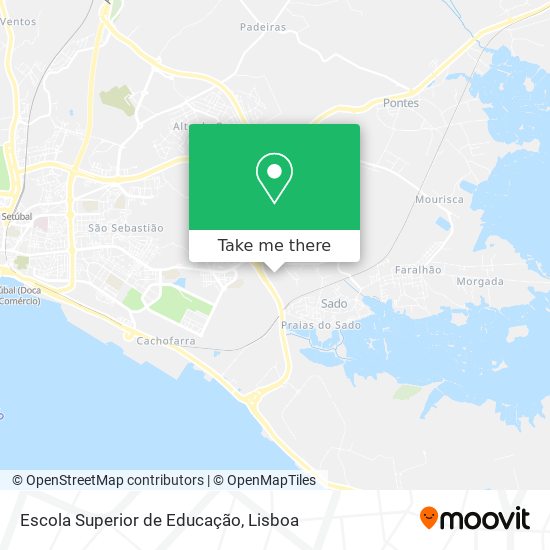 Escola Superior de Educação mapa