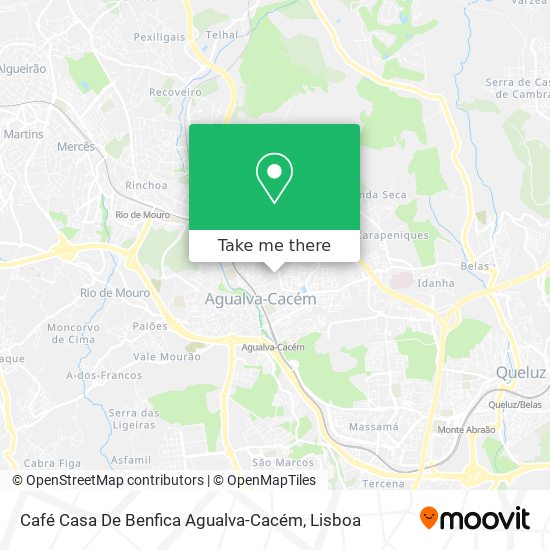 Café Casa De Benfica Agualva-Cacém map