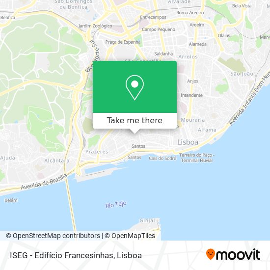 ISEG - Edifício Francesinhas map