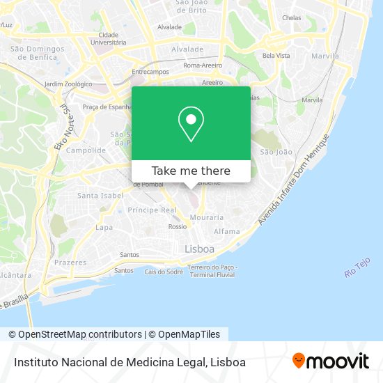 Instituto Nacional de Medicina Legal mapa