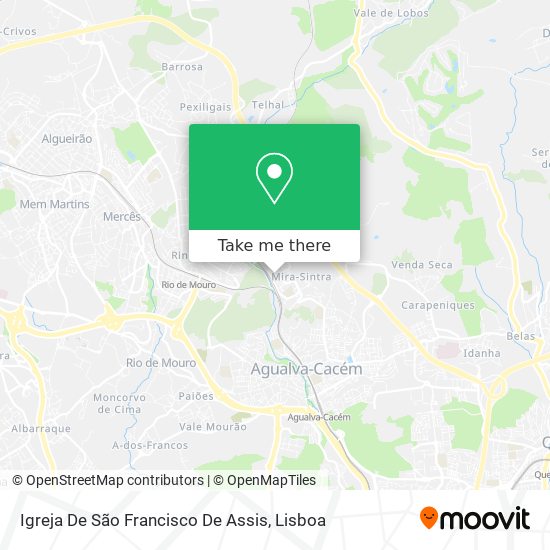 Igreja De São Francisco De Assis mapa