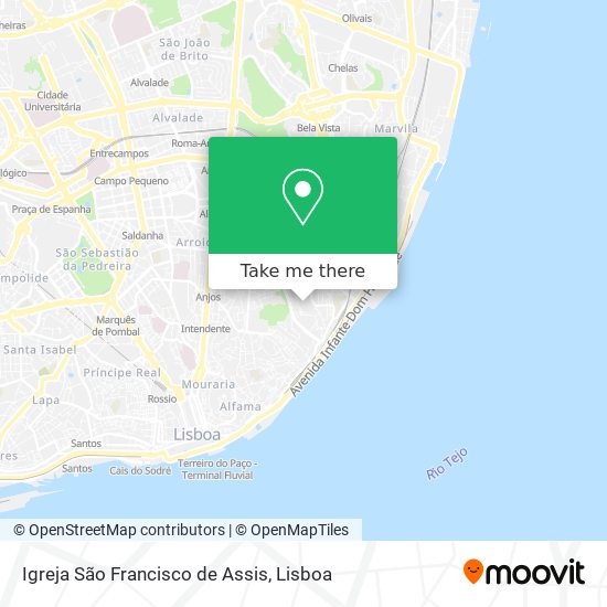 Igreja São Francisco de Assis map