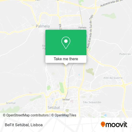 BeFit Setúbal map