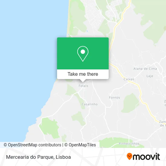 Mercearia do Parque map