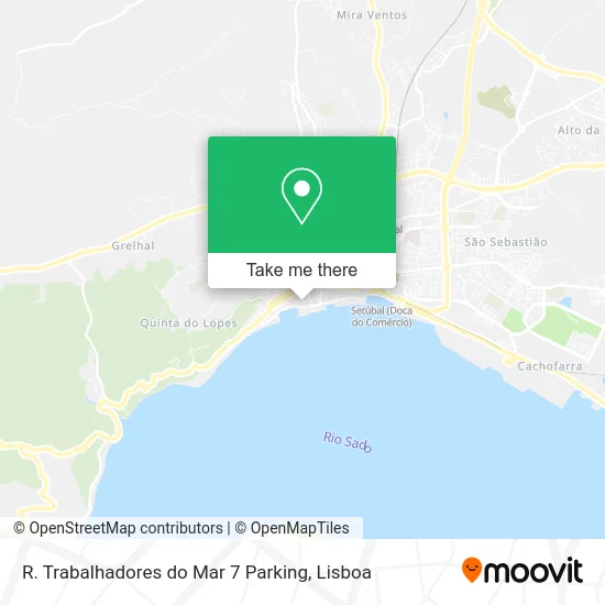 R. Trabalhadores do Mar 7 Parking map