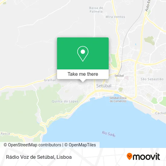 Rádio Voz de Setúbal map