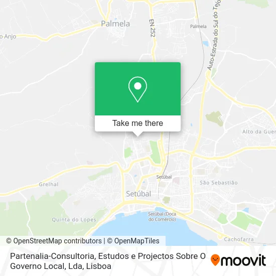 Partenalia-Consultoria, Estudos e Projectos Sobre O Governo Local, Lda map